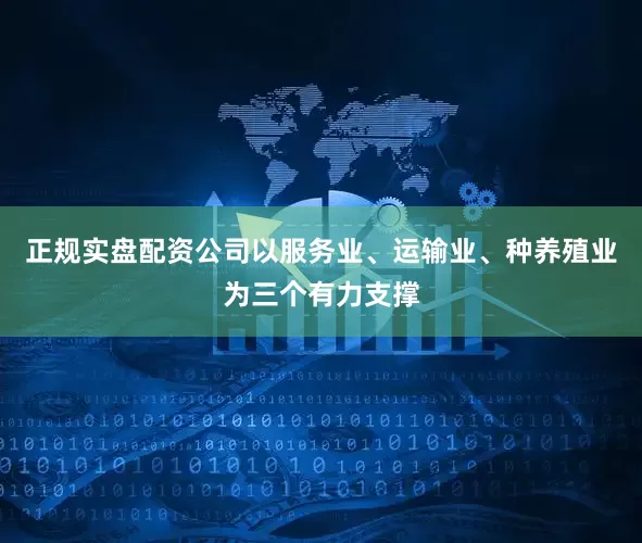 正规实盘配资公司以服务业、运输业、种养殖业为三个有力支撑